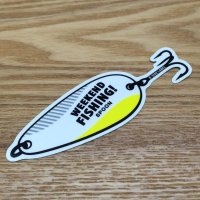 【B-SIDE LABEL STICKER】 Spoon (GREY/YELLOW) (BSL023)