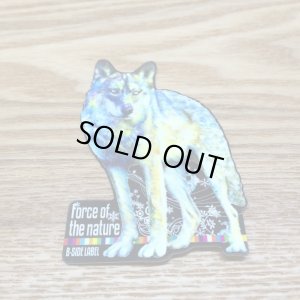 Photo1: 【B-SIDE LABEL STICKER】 Wolf (Galaxy) (BSL014)