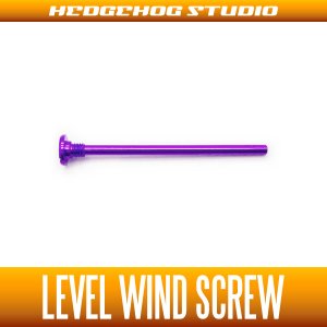 Photo1: [DAIWA] Level Wind Screw ROYAL PURPLE