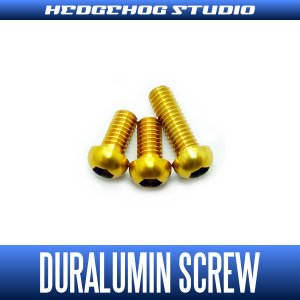 Photo1: 【DAIWA】 Duralumin Screw Set 5-5-8 【TD-ZILLION】 GOLD