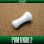 Photo1: [Avail] POM Handle Knob 2 (WHITE) *HKPM (1)