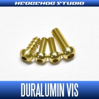 【Abu】 Duralumin Screw Set 5-6-6-8 【REV16】 CHAMPAGNE GOLD