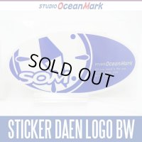 【STUDIO Ocean Mark】 SOM STICKER DAEN LOGO BW