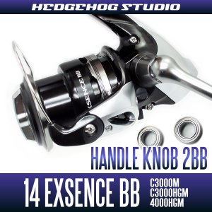 Photo1: 14 EXSENCE BB C3000M,C3000HGM,4000HGM Handle knob Bearing Kit （+2BB）