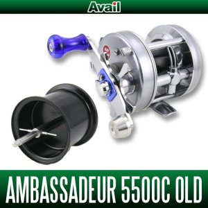Photo1: [Avail] Abu Microcast Spool OLD5530C70'S for Ambassadeur 5500C 70's [Spool rim 3mm] [Black]
