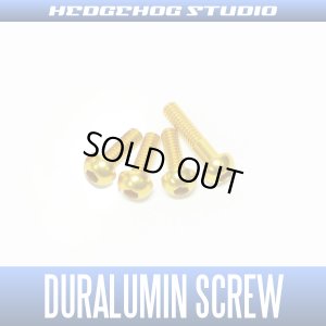 Photo1: 【SHIMANO】Duralumin Screw Set 6-6-6-9 【16-17炎月】 GOLD