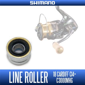 Photo1: [SHIMANO Genuine] Line Roller for 18 CARDIFF CI4+ C3000MHG [10RY0] (1 piece)