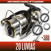 [DAIWA] 20 LUVIAS FC LT2000S, FC LT2000S-XH, FC LT2500S, FC LT2500S-XH, LT2500, LT2500-XH, LT3000-C, LT3000S-CXH, LT3000, LT3000-XH, LT4000-C, LT4000-CXH [Single Handle Model] for MAX12BB Full Bearing Upgrade Kit