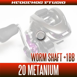 Photo2: [SHIMANO] 24 Metanium DC, 23 Metanium, 22 Metanium SHALLOW EDITION, 20 Metanium Worm Shaft Bearing Kit (+1BB)