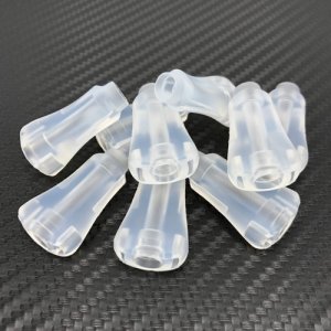 Photo1: [DLIVE] Silicon Fit Handle Knob (CLEAR Color) for SHIMANO, DAIWA Genuine Handles and DLIVE Handles
