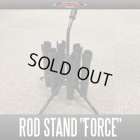 [DLIVE x HEDGEHOG STUDIO] Rod Stand "FORCE" (Duralumin Jet-black) foot protectors *discontinued