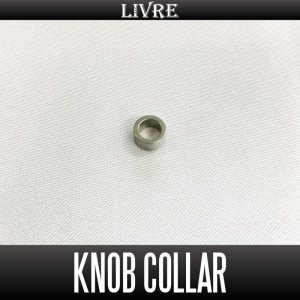 Photo1: [LIVRE] Aluminum Knob Collar Φ6×t1.0 3mm A6063 for DAIWA Handle knob adjustment parts