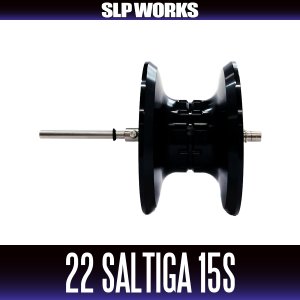 Photo1: [DAIWA genuine/SLP WORKS] SLPW 22 SALTIGA [15S] Spool Black