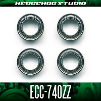 ECC-740ZZ 4 piece set [4mm×7mm×2.5mm]