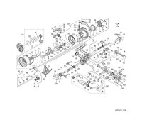 [SHIMANO] Genuine Spare Parts for 22 STELLA 2500SHG Product Code: 043887 **Back-order (Shipping in 3-4 weeks after receiving order)