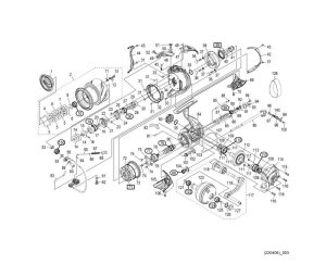 Photo1: [SHIMANO] Genuine Spare Parts for 20 STELLA SW 4000XG Product Code: 040749 **Back-order (Shipping in 3-4 weeks after receiving order)