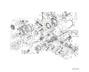 Photo1: [SHIMANO] Genuine Spare Parts for 20 STELLA SW 6000HG Product Code: 040787 **Back-order (Shipping in 3-4 weeks after receiving order)