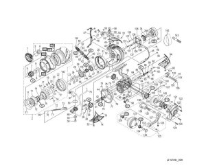 Photo1: [SHIMANO] Genuine Spare Parts for 20 STELLA SW 8000HG Product Code: 039651 **Back-order (Shipping in 3-4 weeks after receiving order)