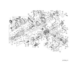 Photo1: [SHIMANO] Genuine Spare Parts for 20 STELLA SW 10000PG Product Code: 044679 **Back-order (Shipping in 3-4 weeks after receiving order)