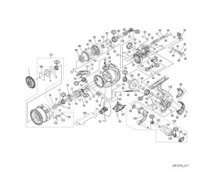 Photo1: [SHIMANO] Genuine Spare Parts for 19 VANQUISH C2000S Product Code: 039507 **Back-order (Shipping in 3-4 weeks after receiving order)