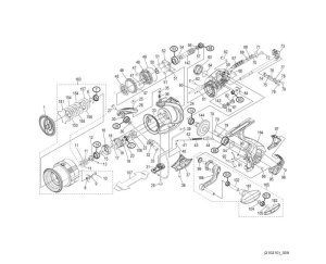 Photo1: [SHIMANO] Genuine Spare Parts for 19 VANQUISH C3000MHG Product Code: 039576 **Back-order (Shipping in 3-4 weeks after receiving order)