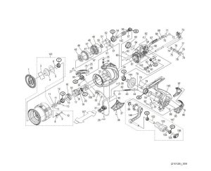 Photo1: [SHIMANO] Genuine Spare Parts for 19 VANQUISH 2500SHG Product Code: 039569 **Back-order (Shipping in 3-4 weeks after receiving order)