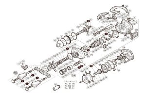 Photo1: [SHIMANO] Genuine Spare Parts for 12 ANTARES L Product code: 028365 **Back-order (Shipping in 3-4 weeks after receiving order)