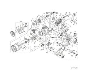 Photo1: [SHIMANO] Genuine Spare Parts for 19 VANQUISH C3000SDH Product Code: 041654 **Back-order (Shipping in 3-4 weeks after receiving order)