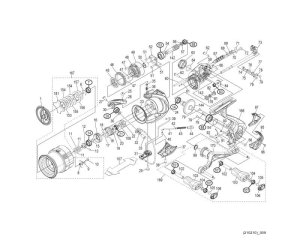 Photo1: [SHIMANO] Genuine Spare Parts for 19 VANQUISH C3000SDHHG Product Code: 039590 **Back-order (Shipping in 3-4 weeks after receiving order)