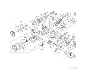 Photo1: [SHIMANO] Genuine Spare Parts for 19 VANQUISH 3000MHG Product Code: 039613 **Back-order (Shipping in 3-4 weeks after receiving order)