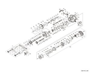 Photo1: [SHIMANO] Genuine Spare Parts for 22 SLX DC XT 71 XG Product code: 044730 **Back-order (Shipping in 3-4 weeks after receiving order)