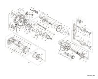 [SHIMANO] Genuine Spare Parts for 23 SLX DC 70 HG Product code: 045621 **Back-order (Shipping in 3-4 weeks after receiving order)