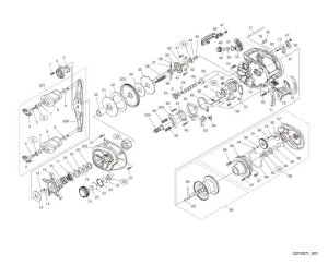 Photo1: [SHIMANO] Genuine Spare Parts for 23 SLX DC 71 HG Product code: 045638 **Back-order (Shipping in 3-4 weeks after receiving order)