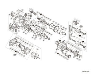 Photo1: [SHIMANO] Genuine Spare Parts for 20 SLX DC 70 Product code: 041777 **Back-order (Shipping in 3-4 weeks after receiving order)