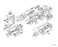 [SHIMANO] Genuine Spare Parts for 20 SLX DC 71 XG Product code: 041821 **Back-order (Shipping in 3-4 weeks after receiving order)