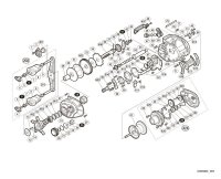 [SHIMANO] Genuine Spare Parts for 20 SLX DC 71 Product code: 041784 **Back-order (Shipping in 3-4 weeks after receiving order)