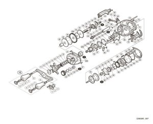 Photo1: [SHIMANO] Genuine Spare Parts for 19 SLX MGL 71 HG Product code: 040497 **Back-order (Shipping in 3-4 weeks after receiving order)