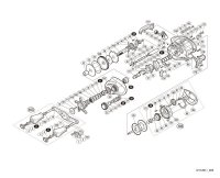 [SHIMANO] Genuine Spare Parts for 17 CHRONARCH MGL 151 Product code: 037244 **Back-order (Shipping in 3-4 weeks after receiving order)