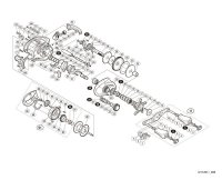 [SHIMANO] Genuine Spare Parts for 17 CHRONARCH MGL 150 Product code: 037237 **Back-order (Shipping in 3-4 weeks after receiving order)