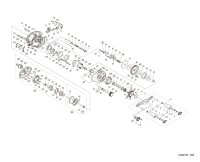 [SHIMANO] Genuine Spare Parts for 22 ALDEBARAN BFS HG R Product code: 043986 **Back-order (Shipping in 3-4 weeks after receiving order)