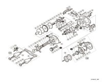 [SHIMANO] Genuine Spare Parts for 16 CASITAS MGL 101HG Product code: 036162 **Back-order (Shipping in 3-4 weeks after receiving order)