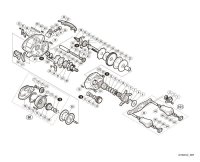 [SHIMANO] Genuine Spare Parts for 16 CASITAS MGL 100HG Product code: 036155 **Back-order (Shipping in 3-4 weeks after receiving order)