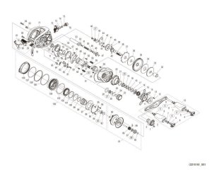 Photo1: [SHIMANO] Genuine Spare Parts for 23 Metanium 100HG RIGHT Product code: 046116 **Back-order (Shipping in 3-4 weeks after receiving order)