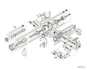 Photo1: [SHIMANO] Genuine Spare Parts for 15 TWIN POWER SW 5000XG Product Code: 033178 **Back-order (Shipping in 3-4 weeks after receiving order)