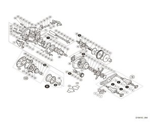 Photo1: [SHIMANO] Genuine Spare Parts for 18 ALDEBARAN MGL 30 Product code: 038777 **Back-order (Shipping in 3-4 weeks after receiving order)