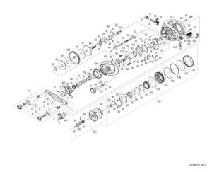 Photo1: [SHIMANO] Genuine Spare Parts for 22 Metanium SHALLOW EDITION L Product code: 044785 **Back-order (Shipping in 3-4 weeks after receiving order)