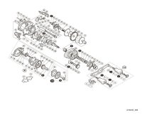 [SHIMANO] Genuine Spare Parts for 16 Metanium MGL XG RIGHT Product code: 035349 **Back-order (Shipping in 3-4 weeks after receiving order)