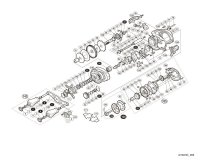 [SHIMANO] Genuine Spare Parts for 16 Metanium MGL LEFT Product code: 035318 **Back-order (Shipping in 3-4 weeks after receiving order)