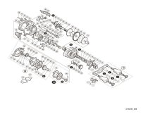 [SHIMANO] Genuine Spare Parts for 16 Metanium MGL RIGHT Product code: 035301 **Back-order (Shipping in 3-4 weeks after receiving order)