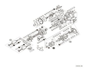 Photo1: [SHIMANO] Genuine Spare Parts for 16 Metanium MGL XG LEFT Product code: 035356 **Back-order (Shipping in 3-4 weeks after receiving order)